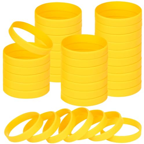 NAHRMY Braccialetti In Silicone, Braccialetti In Gomma Da 60 Pezzi, Braccialetti Vuoti, Cinturini Da Polso Sportivi, Braccialetti Sportivi