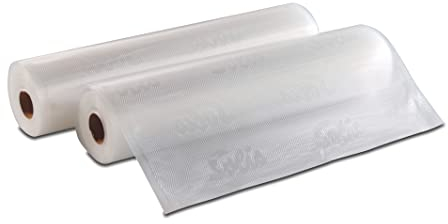 Solis Pellicola sottovuoto 40 x 600 cm, adatta solo per macchine sottovuoto con ruote da 40 cm, senza BPA e per alimenti, 110 µm, robusta e riutilizzabile, Sous Vide e congelatore, protegge freschezza