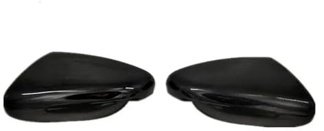 Auto Spiegelkappen Für Kia Für Ceed 2 2013 2014 2015 2016 2017 2018 Auto Rück Seite Spiegel Abdeckung Flügel Kappe Außentür Fall Trim Rückspiegel Abdeckung(Without Light Black)