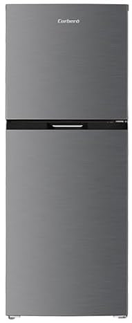 Corbero - Frigorífico 2 Puertas | CF2PH14424NFX | 60x55x142 | Capacidad 197L | No Frost | Luz LED | Crisper | Fresh Box | Estantes de Cristal | Huevera | 41 Db | Inox