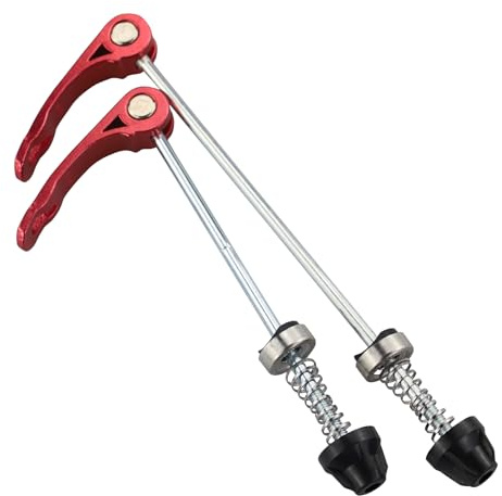 REBECASKYENS 1 Quick Release Fork Front And Rear Hub Quick Release Fork Set Clamp Bolt Rod Axle Set Suitable For Road Mountain Bikes