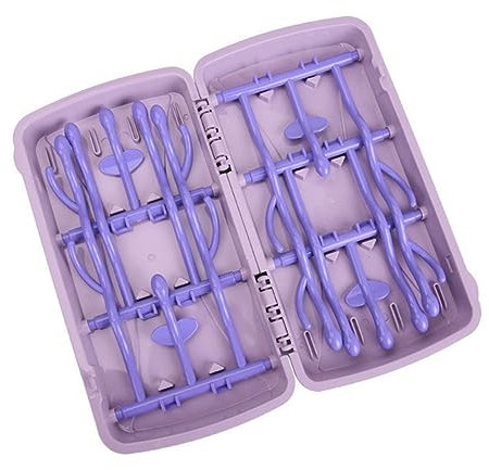 ibasenice 1stück Tragbares Babyflaschen-trockengestell Violett Flaschenablage Für Sippy Cups Mit Faltbaren Halterungen Und Wasserauffangschale Einfach Zu Reinigen Für Optimalen