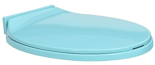 Soft-Close Toilet Seat Green Oval