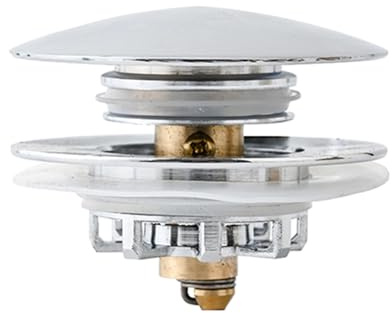 Metal Bathtub Drain Stopper Sealing Mechanism Bathtub Drain Stopper with Odor Protection and Lock Double Alloy