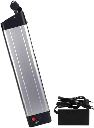 36V Elektrofahrrad faltbar eingebauter Akku 10000MAh 15000MAh wasserdichter Akku für 250W 350W 500W 750W 1000W Motor Elektrofahrrad mit 42V Ladegerät BMS Tragebügel 36V15Ah,376 * 82 * 40mm