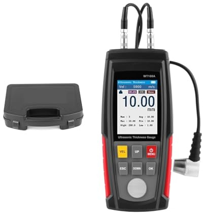 Dickenmessgerät, Ultraschall-Autolack-Dickenmessgerät Meter Digital Handheld Metall Tester Hochpräzise Beschichtung