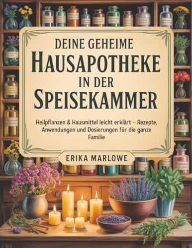 Deine geheime Hausapotheke in der Speisekammer: Heilpflanzen & Hausmittel leicht erklärt – Rezepte, Anwendungen und Dosierungen für die ganze Familie