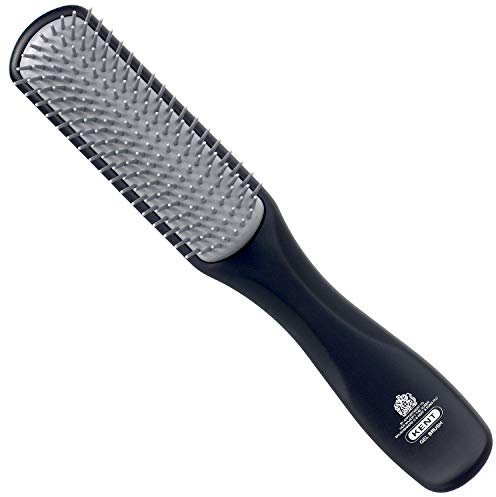 Kent for Men Narrow KFM3 Hairbrush, 9-Row Gel Styler for Daily Grooming, Designed for Men Using Styling Products