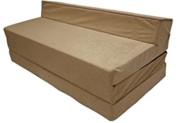 Natalia Spzoo Klappmatratze 200x120x10 cm - Premium Schaumstoff Gästematratze für Zwei Personen, Faltbare Bodenmatratze, Schaumsofa - Optimal für Übernachtungsgäste