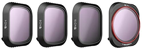 Freewell Standard Tag - 4K Serie - 4Pack ND4, ND8, ND16, CPL Kamera Objektiv Filter Kompatibel Mit DJI Mavic 2 Pro Drone