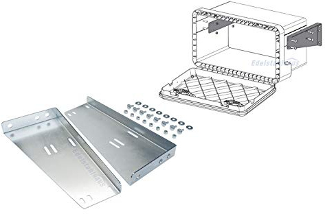 Horizontale Halter für LKW Staukasten Daken Welvet und Daken Just, Montagesatz, Daken HH421