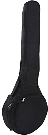 Banjo Gig Bags, Musikinstrument Zubehör Schwarz Wasserdichte Oxford Tuch Banjo Tasche zum Aufbewahren von Instrumenten