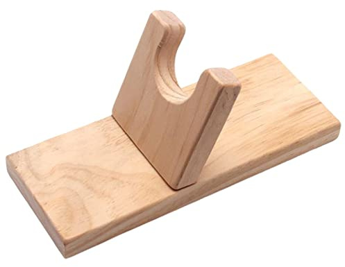 Colcolo Hot Glue Gun Holder, Wood Hot Melt Glue Gun Stand, Hot Melt Glue Gun Base, Craft Room Organizer