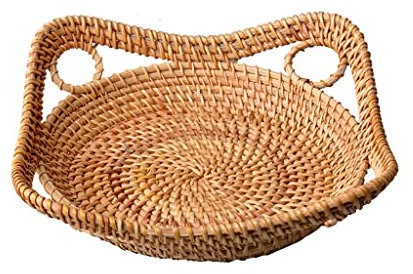 Fruit and Vegetable Basket Dessert Plate Bread Basket Fruit and Vegetable Bowl Kitchen Storage Fruit Basket Can be Used to Store French Fries Snacks Snacks Decorative Fruit Bowl Storage Rack