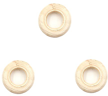 50 Stück 15 mm im Durchmesser Holzringe zum Basteln Baby Kinderkrankheiten Ring Wood Teether Zahnen Ringe für Babys Kinderpflege,Natürliche Runde Holzkreise Makramee Holzring Hölzern Kunsthandwerk,