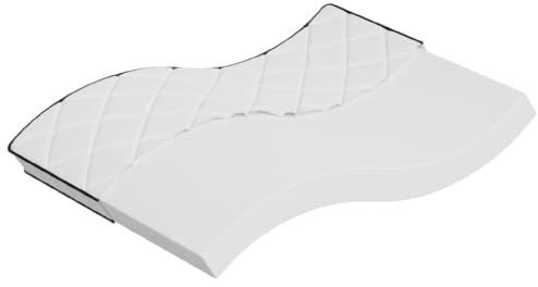 vidaXL Matratze Schaumstoff Mittelweich 140x190 cm