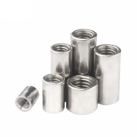 M8 M10 M12 M14 304 Edelstahl Verlängern Lange Verlängern Runde Kupplung Mutter Stecker Joint Hülse Rohr Mutter (Size : M12x20x30-1pcs)