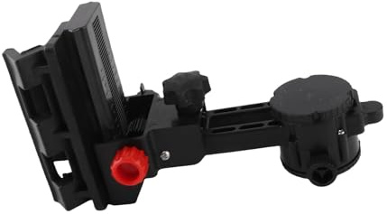 Lasernivåadapter 360 Graders Rotation Justerbar Stödnivåfäste med Plastklämma för Väggmonterad och Takmonterad