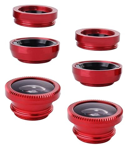KITANDOVE 2sets Clip Smartphone Fish Eye Macro Per e Compatibile Telefono Facile Installare