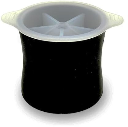 Norse Foundry D20 Dice Ice Mold - 55mm Silicone Ice Cube Maker for Whiskey, Cocktails and Bourbon, Reusable Boulder Shape Ice Mold for Gamers, Fantasy Fans and Home Bar, Durable and Easy to Use