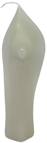 Herzmensch Weiße große Engel Kerze Wachs 23 cm handgegossen aus Deutschland aus der Werkstatt von Andrea Zrenner zur Hochzeit, Taufe, Kommunion
