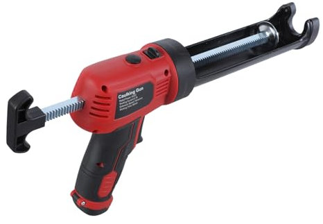 Hkfgdjdl Cordless Caulking Guns Electric Caulking Guns Battery Operated 4 Adjustable Speeds LED Light 10OZ/300ML Caulk Guns