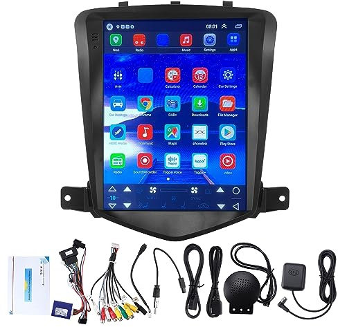 Luocute Stereo Radio Automobilistico, Giocatore Multimediale GPS 9,7 Pollici per J300 2009-2015 con 10.1, Touch Screen, WiFi, Navigazione, Supporta Internet 3G