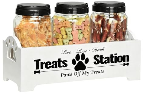 Genérico Contenedor Para Comida De Mascotas,3 Piezas Caja De Almacenamiento Con Organizador - Contenedor Sellado De Comida Para Perros | Para Organización En Hogar Y Cocina Para Mascotas Y Aves