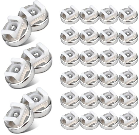 Magnetische Kabelbinder Halterung, 30 Stück 16 mm verbessert magnetische Kabelbinder-Basis, Mehrzweck Kabel Organizer, Clip, Drahtbinder Halterung für Zuhause, Büro, Auto, Boot