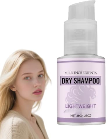 Dry Hapo Spray per donne e uomini, shampoo secco per capelli scuri e grassi, taglia viaggio shampoo senz'acqua per capelli aggiunti consistenza e corpo, olio assorbente (1)
