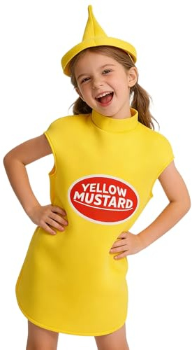 Vitsrisea Dräkter för cosplay, mjuk ventilerande ketchup-outfit | barnfestkläder för flickor | för barn för fest fester dansföreställningar cosplay scen