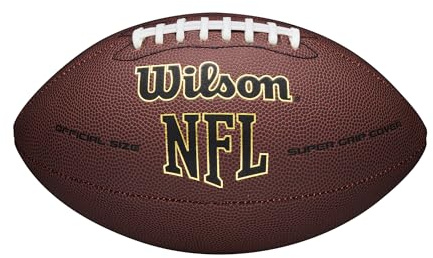 Wilson NFL Super Grip Composite Football - Junior Size, Brown