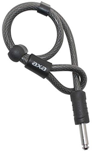AXA Diebstahlsicherung Plug in RLS 115/10 Erwachsene, Unisex, Schwarz, Kabellänge 115 cm