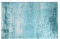 Riess Ambiente Vintage Teppich MODERN Art 240x160cm türkis beige verwaschen Used Look Baumwollteppich Wohnzimmerteppich Designerteppich