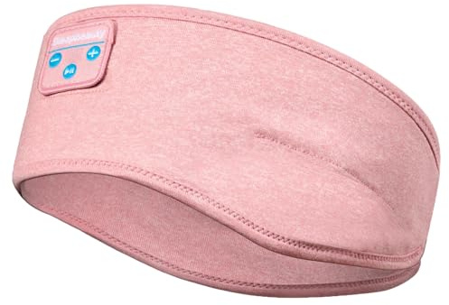 Perytong Casque Anti-Bruit pour Le Sommeil, Casque de Sommeil Doux et élastique pour Le Sommeil, écouteurs Bluetooth, Cadeau pour Femme, sœur, fête des mères, Anniversaire, Saint-Valentin