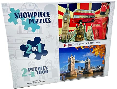 Showpiece Puzzles 2 x 1000-teilige Kollektion (London)