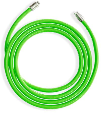 Replacement Cable for Weighted Jump Rope, 2lb Stainless Steel Wire with polyvinyl chloride Coating for Heavy Jump Ropes.14mm Thick in Different long