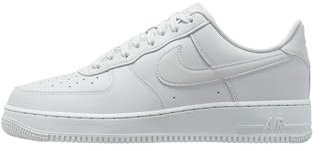 NIKE - Zapatillas Air Force 1 '07 Fresh en Cuero, Gris (4)