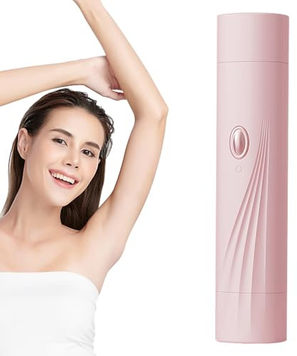 Per Donna,o Elettrico Femminile a Doppia Testina | Depilatore Personale per Viso Pelle Sensibile Area Bikini Gambe Ascelle Utilizzo Quotidiano e Viaggio