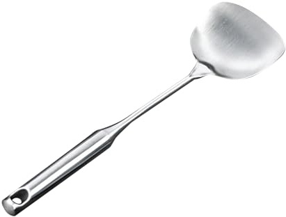 NOENNULL Espátula de Cocina de Acero Inoxidable, Espátula con Largo, Multifuncional, Sólida para Cocinar, Mezclar,