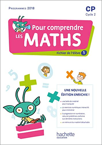 Pour comprendre les maths CP - Fichiers élève 1 et 2 + Mémo + Pages matériel - Ed. 2022
