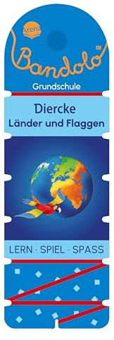 Bandolo. Diercke. Länder und Flaggen: Lernspiel mit Lösungskontrolle für Kinder ab 7 Jahren
