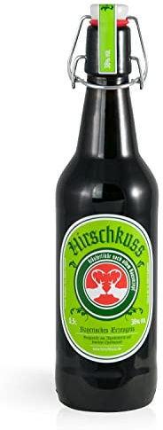 Hirschkuss 38% 0,5l Schnackelverschlussflasche, Kräuterlikör aus Oberbayern