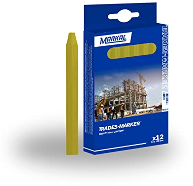 Markal 44010200 FM.120 Kreide, gelb (12 Stück)
