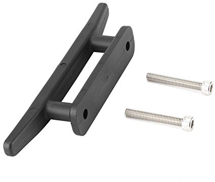 Tbest klampe, Klampe, Boote Klampe Belegklampe Bootsklampe Kajak Kanu Boot Cleat,1 Stück Nylon Schwarz Kajak Mooring Deck Cleat Anker Cleat Kit 2-Loch Open Anker Basis Mit Schrauben