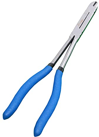 12-Inch Dual Pivot Pliers, 50Cr-V Industrial Quality Precision Tool, Extra Long Reach Compound Action Pliers (Diagonal)