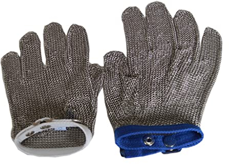 Gant Anti Coupure 2 Morceaux de Gants résistants aux coupures, des Gants de Travail antidérapant antidérapants résistants à l'usure, adapté à la Cuisine, au Massacre, enlèvement d'huîtres
