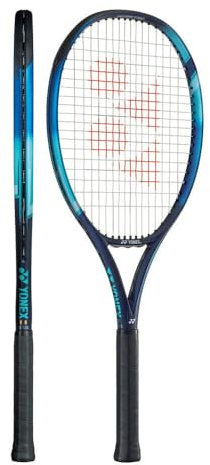 YONEX 22 Ezone Feel ungeseilte G Tennisschläger Wettkampfschläger Dunkelblau – Hellblau 0