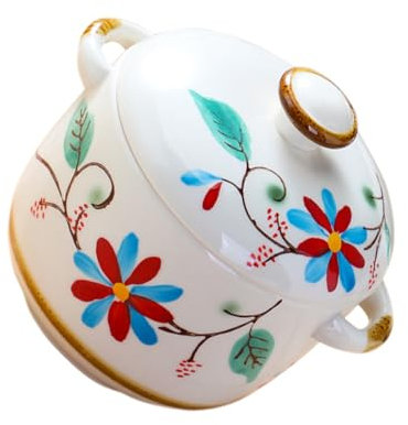 AOKWAWALIY Ragoûts, ramequins en porcelaine, oignons, épices, pots à épices, marmite en céramique, casserole pour la cuisine, modélisation, réservoir de stockage, récipient à épices, blanc