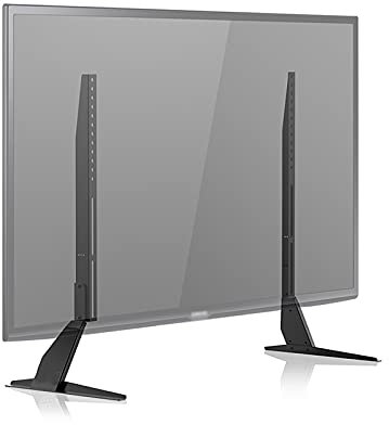 Meuble TV au sol Universel TV LCD Cintre de bureau Bas de bureau Tableau de bureau à hauteur variable for la plupart des téléviseurs à écran plat de 23 à 65 pouces, contient jusqu'à 110 lb Meuble TV h